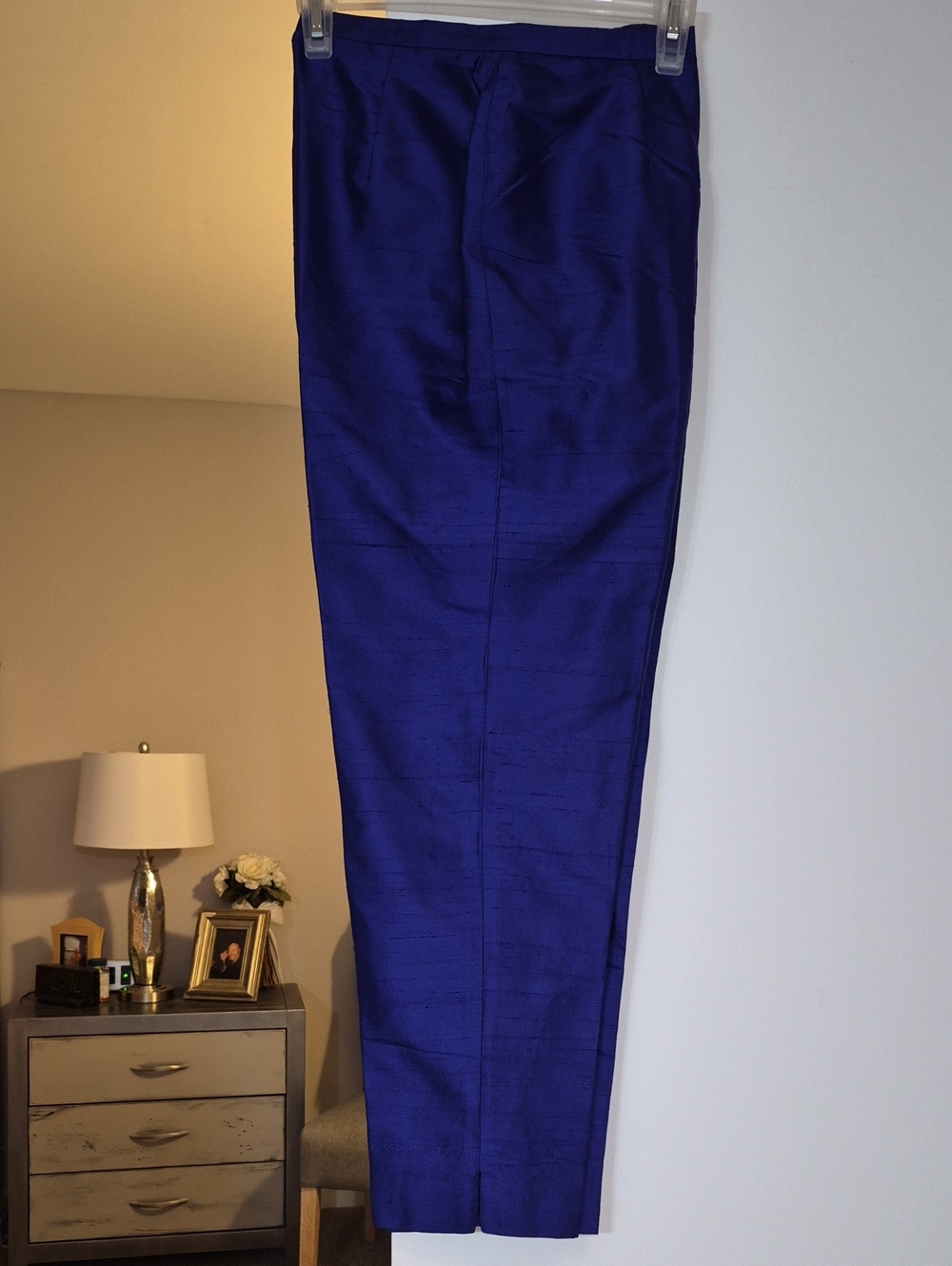 Jones New York Petite Silk Dress Pants- Royal Blue (6P)
